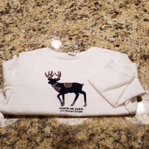 Janie & Jack LS Holiday shirt - 2T